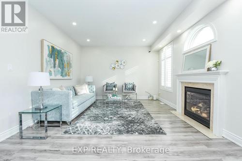 63 Lightheart Drive, Caledon, ON - Indoor Photo Showing Living Room With Fireplace