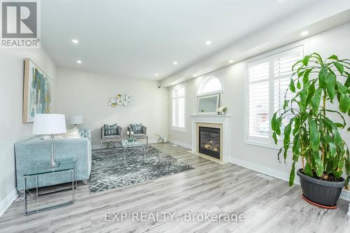 63 Lightheart Drive, Caledon, ON - Indoor Photo Showing Living Room With Fireplace