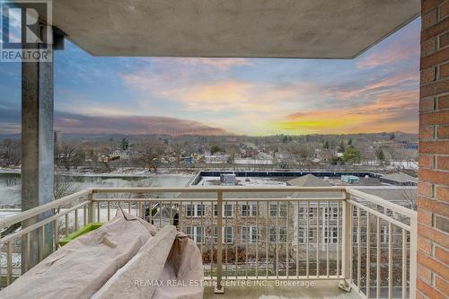 612 - 155 Water Street S, Cambridge, ON - Outdoor With Balcony With View