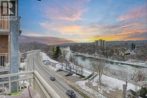 612 - 155 Water Street S, Cambridge, ON - Outdoor With Balcony With View