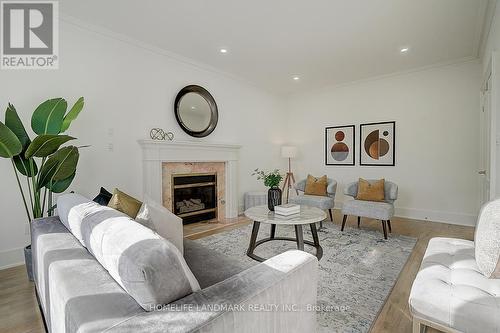 149 Olive Avenue, Toronto, ON - Indoor Photo Showing Living Room With Fireplace