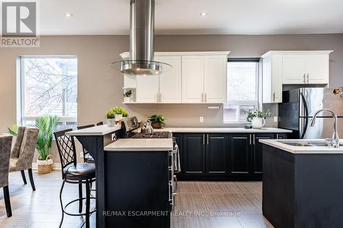 57 Century Street, Hamilton, ON - Indoor Photo Showing Kitchen With Double Sink