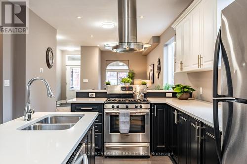 57 Century Street, Hamilton, ON - Indoor Photo Showing Kitchen With Stainless Steel Kitchen With Double Sink With Upgraded Kitchen