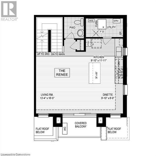 Floor plan - 525 Erinbrook Drive Unit# B026, Kitchener, ON - Other