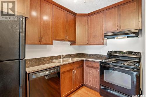 15 1001 Lansdowne Avenue, Saskatoon, SK - Indoor Photo Showing Kitchen With Double Sink