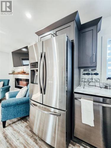 69 Wireless Road, Botwood, NL - Indoor Photo Showing Kitchen With Stainless Steel Kitchen