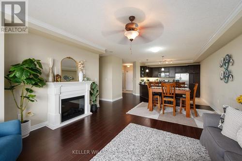 906 - 1030 Coronation Drive, London, ON - Indoor Photo Showing Living Room With Fireplace