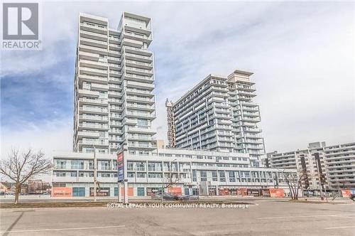 1409 - 65 Speers Road, Oakville, ON - Outdoor With Balcony With Facade