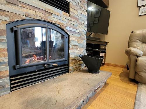 26159 Pr 331 Highway E, Newton, MB - Indoor With Fireplace