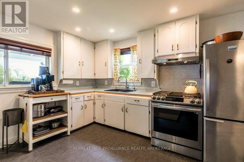 21C Highway 95, Frontenac Islands, ON - Indoor Photo Showing Kitchen With Double Sink