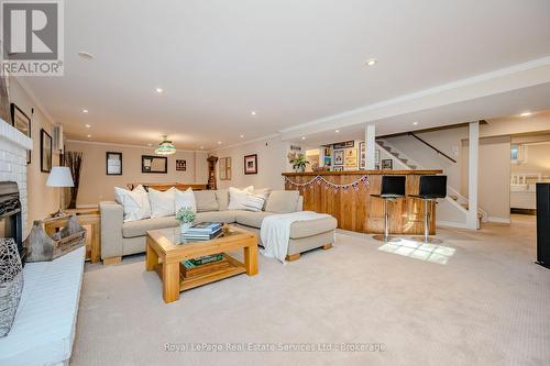 2145 Elmhurst Avenue, Oakville (Eastlake), ON - Indoor Photo Showing Living Room With Fireplace