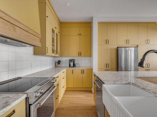 Kitchen - 303-43 Rue D'Auteuil, Québec (La Cité-Limoilou), QC - Indoor Photo Showing Kitchen With Double Sink With Upgraded Kitchen