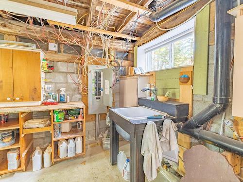 Aerial photo - 175 Rue Du Moulin, Mont-Blanc, QC - Indoor Photo Showing Basement