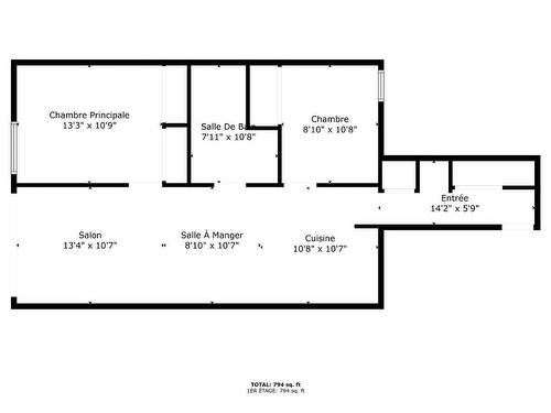 Drawing (sketch) - 7-2579 Rue Joliette, Montréal (Mercier/Hochelaga-Maisonneuve), QC - Other