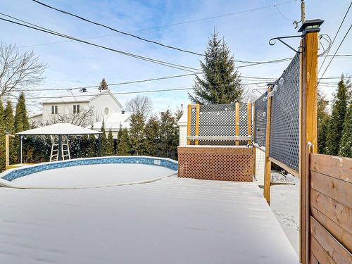 Patio - 278 Rue Brel, Repentigny (Le Gardeur), QC - Outdoor With Above Ground Pool