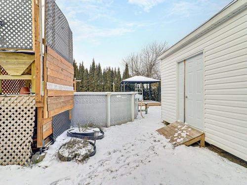 Backyard - 278 Rue Brel, Repentigny (Le Gardeur), QC - Outdoor With Above Ground Pool With Exterior