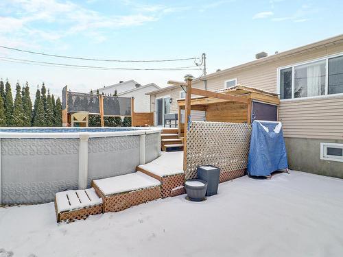 Backyard - 278 Rue Brel, Repentigny (Le Gardeur), QC - Outdoor With Above Ground Pool With Exterior