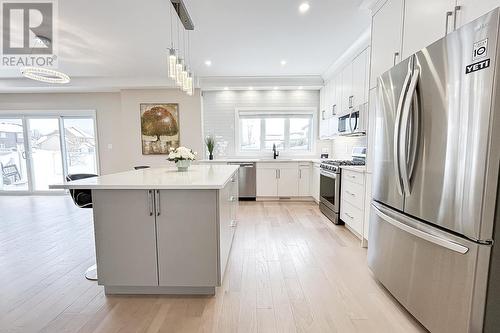 46 Foxborough Trl, Sault Ste. Marie, ON - Indoor Photo Showing Kitchen With Upgraded Kitchen