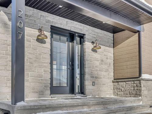 Exterior entrance - 207 Rue Du Jaseur, Saint-Apollinaire, QC - Outdoor With Exterior