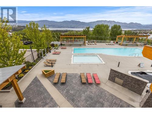 Hot Tub - 3220 Skyview Lane Unit# 301, West Kelowna, BC - Outdoor With In Ground Pool With View