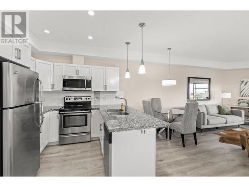 3220 Skyview Lane Unit# 301, West Kelowna, BC - Indoor Photo Showing Kitchen With Stainless Steel Kitchen With Double Sink With Upgraded Kitchen