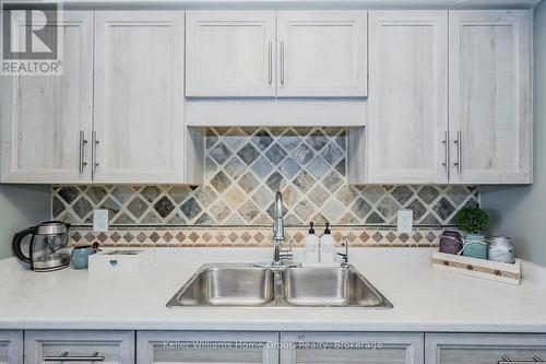 107 - 107 Bagot Street, Guelph (Onward Willow), ON - Indoor Photo Showing Kitchen With Double Sink