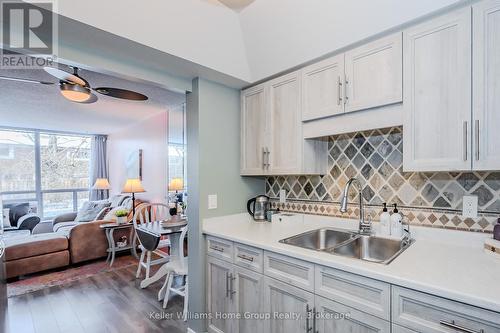 107 - 107 Bagot Street, Guelph (Onward Willow), ON - Indoor Photo Showing Kitchen With Double Sink