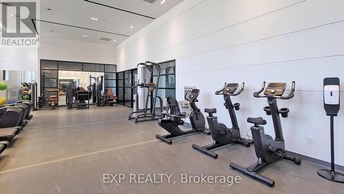 715 - 50 George Butchart Drive E, Toronto, ON - Indoor Photo Showing Gym Room