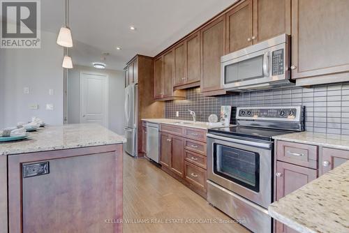 201 - 223 Erb Street W, Waterloo, ON - Indoor Photo Showing Kitchen With Upgraded Kitchen