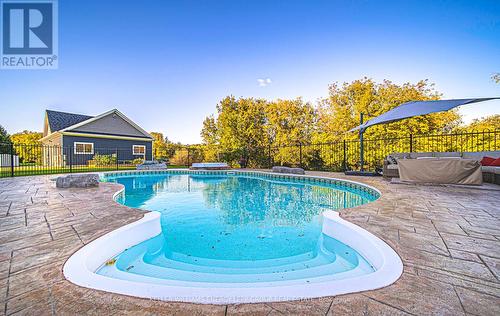 8 Sunny Ridge Trail, Clarington, ON - Outdoor With In Ground Pool With Deck Patio Veranda With Backyard