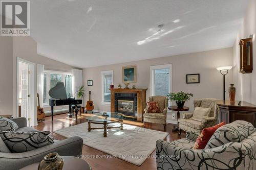 593 Roosevelt Drive, Kingston (City Southwest), ON - Indoor Photo Showing Living Room With Fireplace