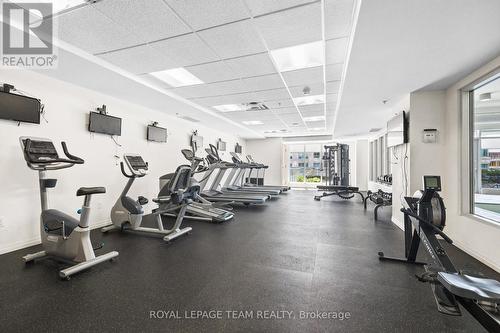 1705 - 195 Besserer Street, Ottawa, ON - Indoor Photo Showing Gym Room