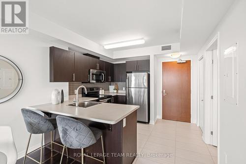 1705 - 195 Besserer Street, Ottawa, ON - Indoor Photo Showing Kitchen With Stainless Steel Kitchen