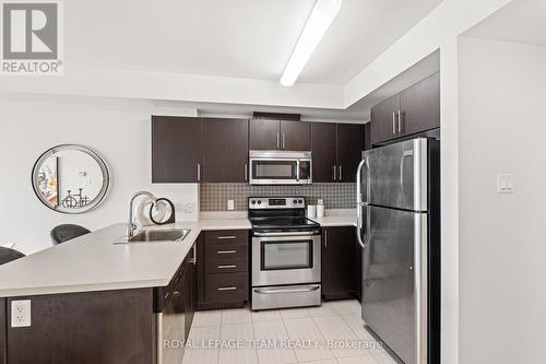 1705 - 195 Besserer Street, Ottawa, ON - Indoor Photo Showing Kitchen With Stainless Steel Kitchen