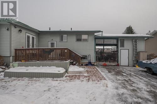 7713 Thompson Drive, Prince George, BC - Outdoor With Deck Patio Veranda With Exterior