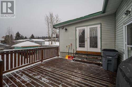 7713 Thompson Drive, Prince George, BC - Outdoor With Deck Patio Veranda With Exterior