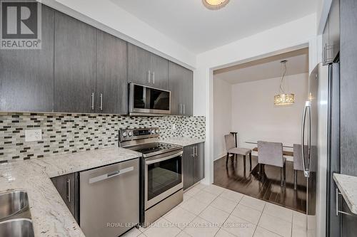 8 - 2019 Trawden Way, Oakville, ON - Indoor Photo Showing Kitchen With Stainless Steel Kitchen With Upgraded Kitchen