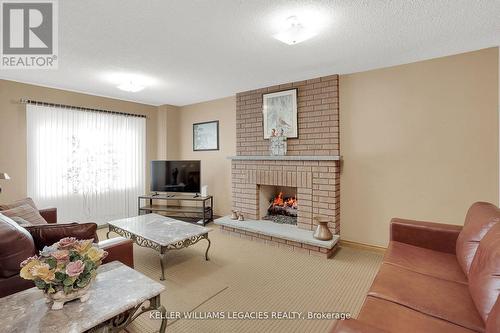 138 Longhouse Street, Vaughan, ON - Indoor Photo Showing Living Room With Fireplace