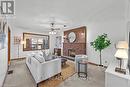 87 Third Road E, Hamilton, ON  - Indoor Photo Showing Living Room With Fireplace 