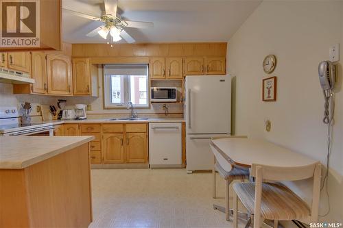 202 3130 Louise Street, Saskatoon, SK - Indoor Photo Showing Kitchen With Double Sink