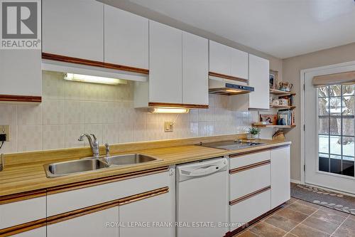 3 - 21 Paddock Wood, Peterborough (Ashburnham), ON - Indoor Photo Showing Kitchen With Double Sink