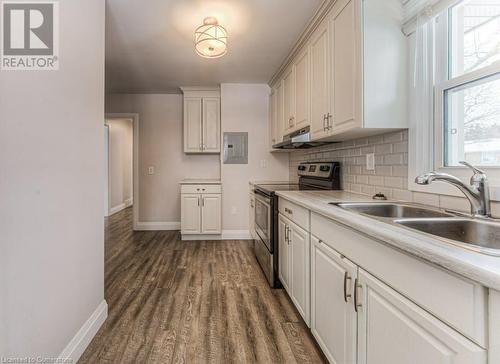 49 Plymouth Road, Kitchener, ON - Indoor Photo Showing Kitchen With Double Sink