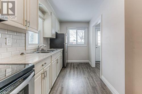 49 Plymouth Road, Kitchener, ON - Indoor Photo Showing Kitchen With Double Sink