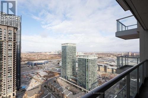 2806 - 388 Prince Of Wales Drive, Mississauga, ON - Outdoor With Balcony With View