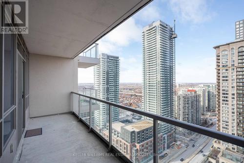 2806 - 388 Prince Of Wales Drive, Mississauga, ON - Outdoor With Balcony With Exterior