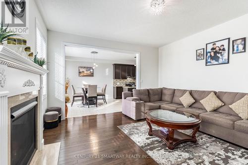 28 Speedwell Street, Brampton, ON - Indoor Photo Showing Living Room With Fireplace