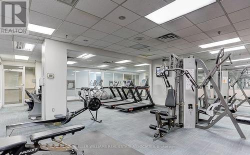 1406 - 265 Enfield Place, Mississauga, ON - Indoor Photo Showing Gym Room