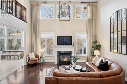 30 Illingworth Lane, Ajax (Central West), ON - Indoor Photo Showing Living Room With Fireplace