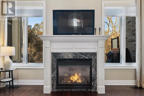 30 Illingworth Lane, Ajax (Central West), ON - Indoor Photo Showing Living Room With Fireplace