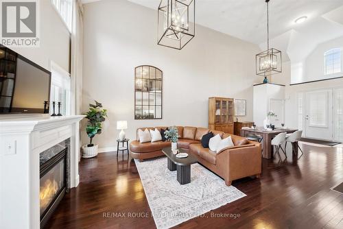 30 Illingworth Lane, Ajax (Central West), ON - Indoor Photo Showing Living Room With Fireplace